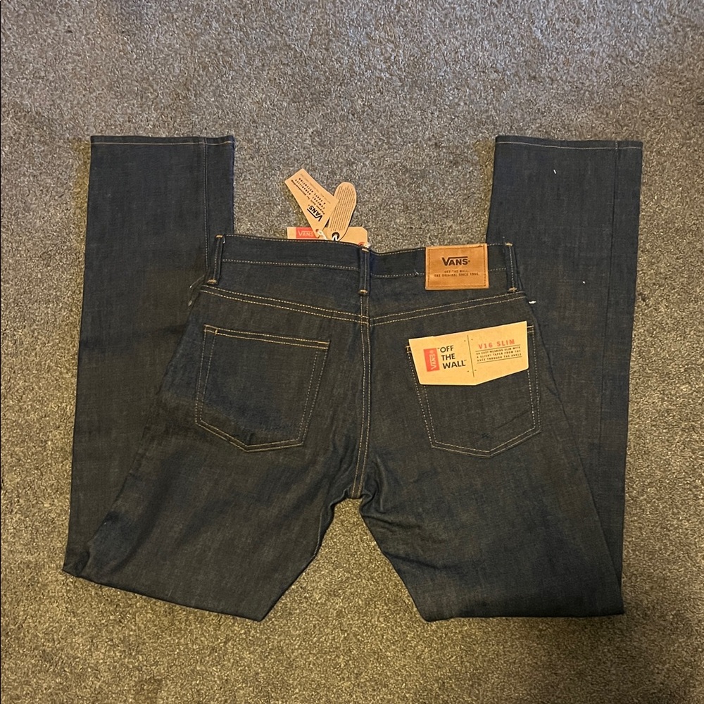 Vans Men's Dark Blue Jeans - Picture 5 of 5